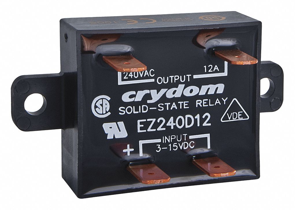 CRYDOM Solid State Relay, Input or Control Voltage 3 to 15V DC 1DTK4