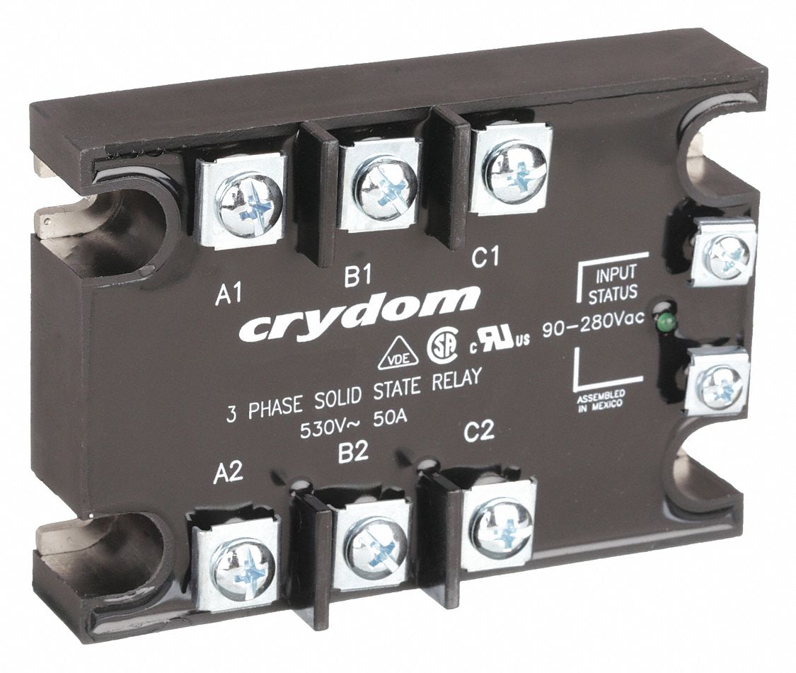 Crydom surface mounted 50 a max output current solid state relay