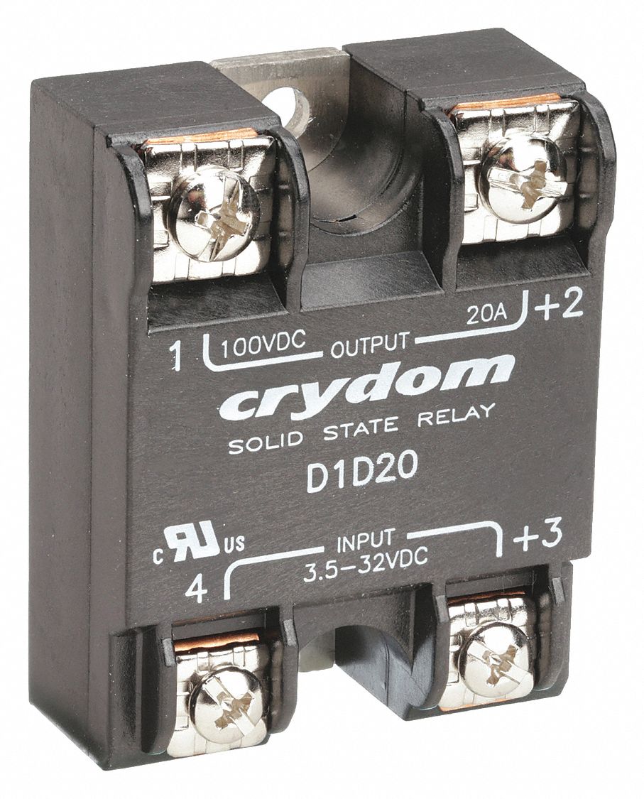 CRYDOM, Surface Mounted, 20 A Max Output Current, Solid State Relay
