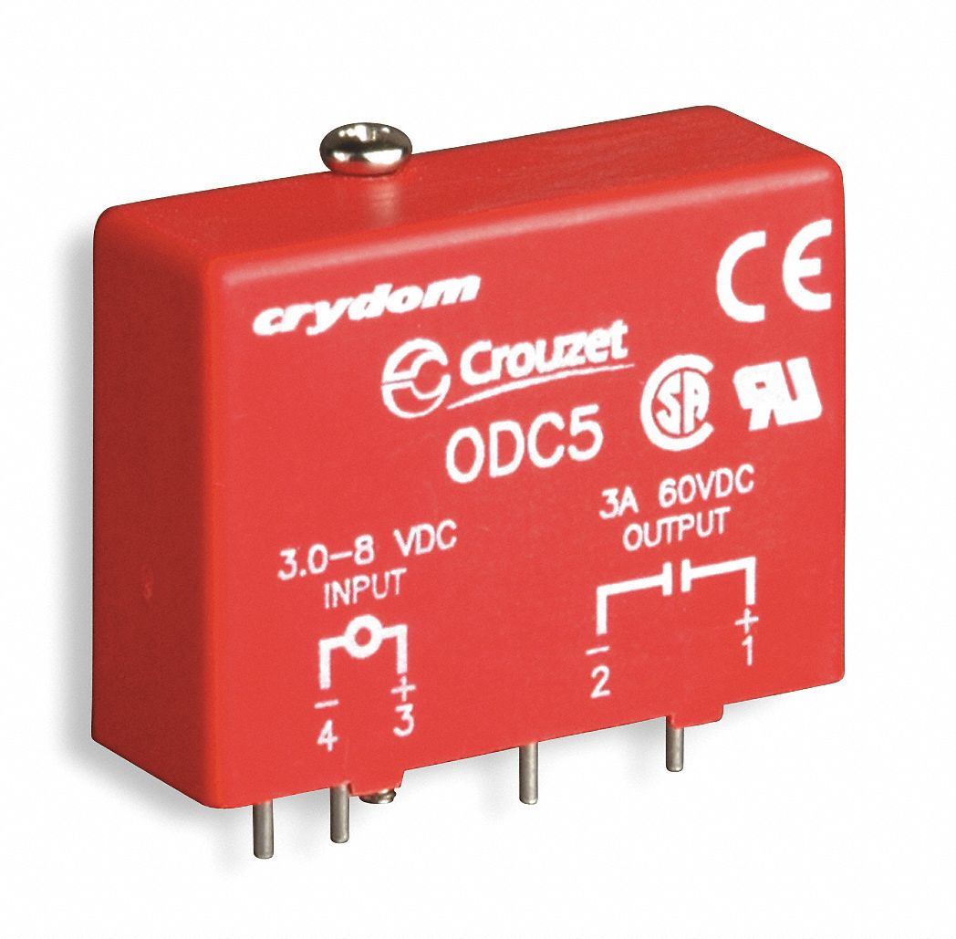 Input/Output Relay,3A,Plug-In,Red