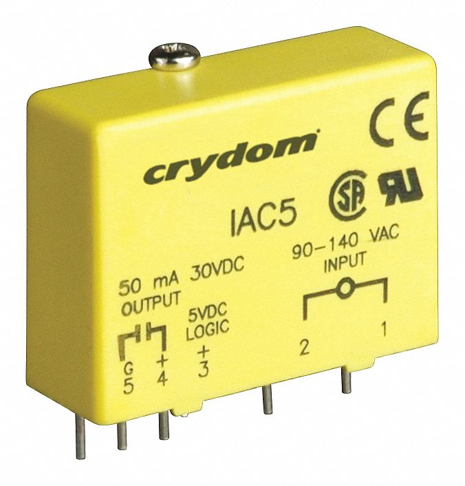 1DTT3 - Input/Output Relay 50mA Plug-In Yellow