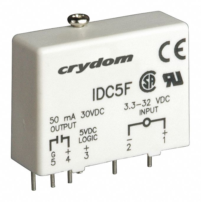 1DTT4 - Input/Output Relay 50mA Plug-In White