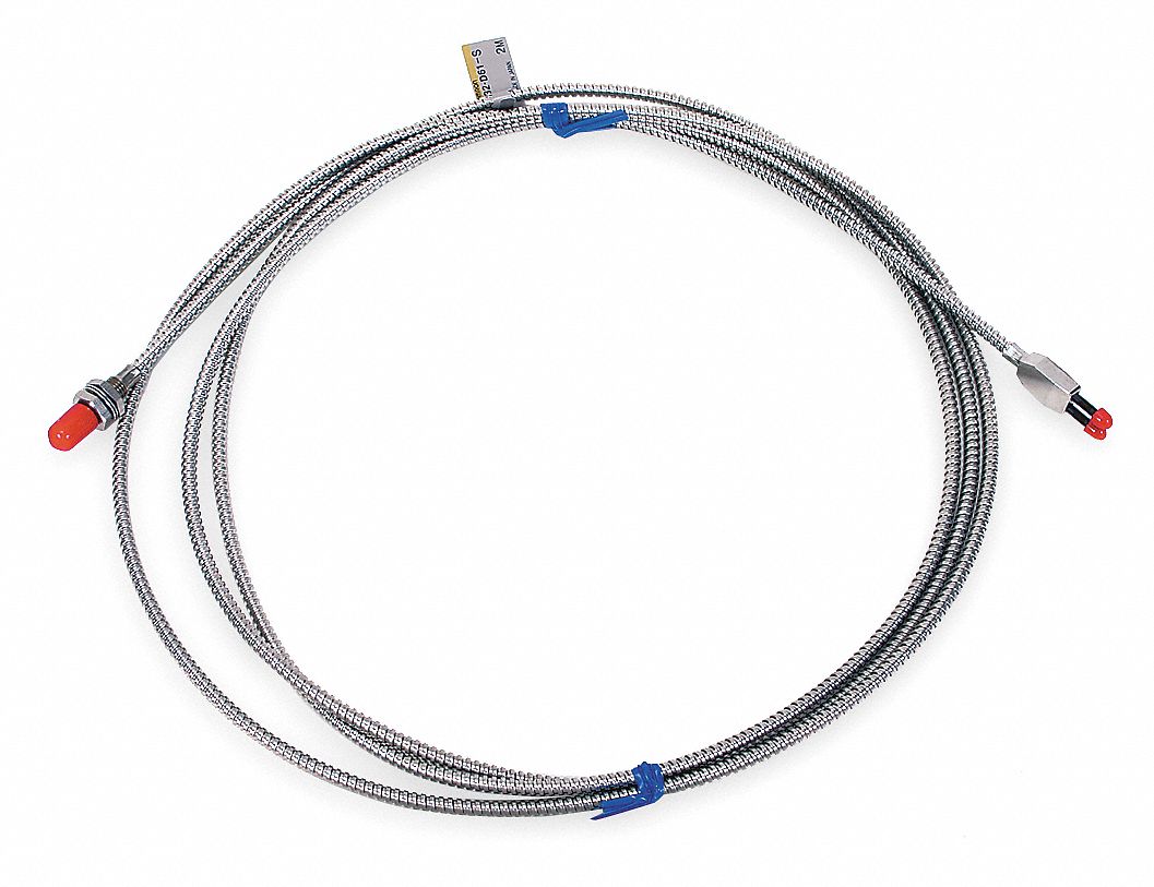OMRON, Diffuse, 4 mm Cable Dia., High Temperature Fiber Optic Cable