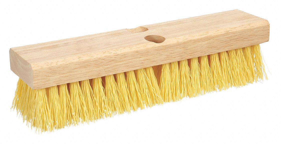 FLOOR AND DECK BRUSH,12 IN.HRDWOOD