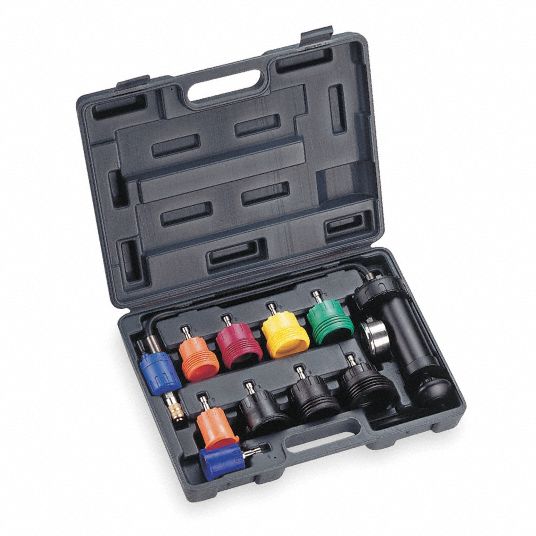 WESTWARD Radiator Cap Pressure Tester, Assorted/Plastic 1DXL51DXL5