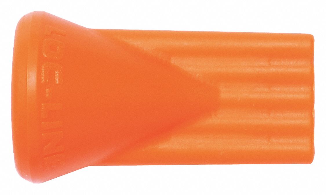 LOCLINE Flex Hose Flat Nozzle, 1/4 in Hose Inside Dia. (In.), Acetal Copolymer, PK 20 1DYA1