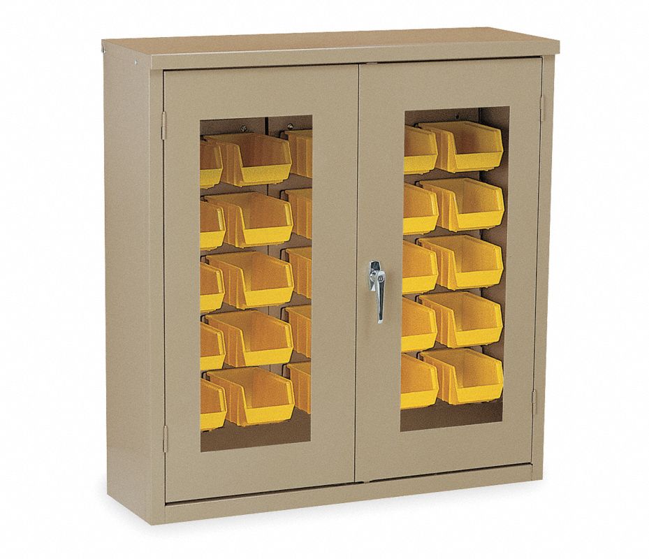 GRAINGER APPROVED Gabinete para Gavetas de Montaje en Pared, Altura 26