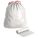 DRAWSTRING TRASH CAN LINER,WHITE,PK