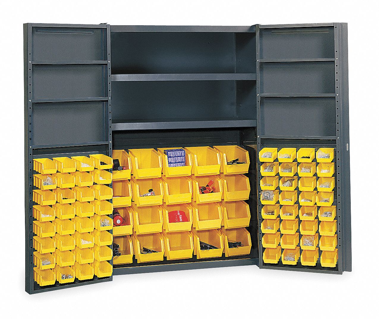 Bin Cab,Louvered/Shelving,72