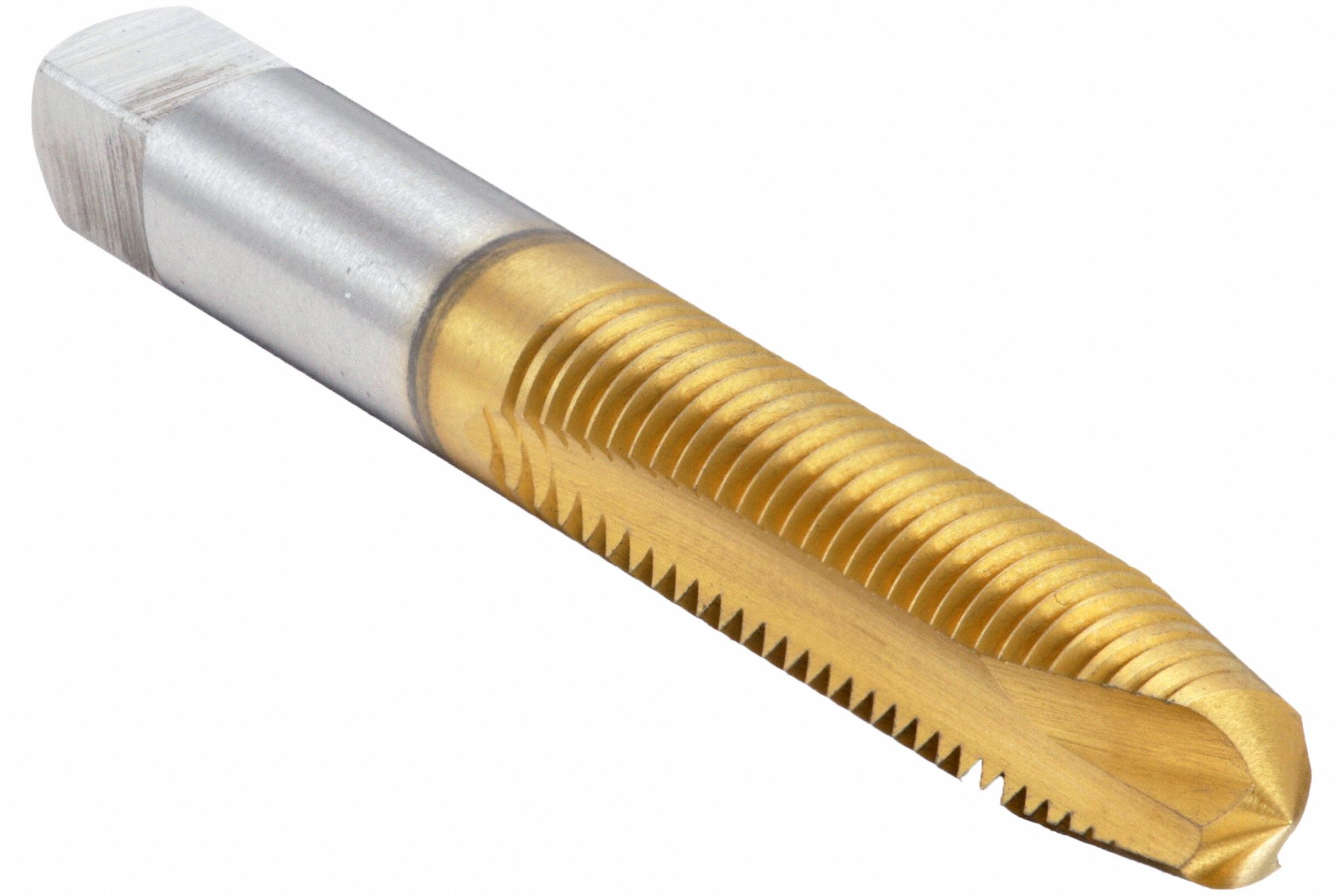 SPIRAL POINT TAP, M8X1.25 THREAD, 28.58MM THREAD L, 69.06MM OVERALL L, PLUG, TIN