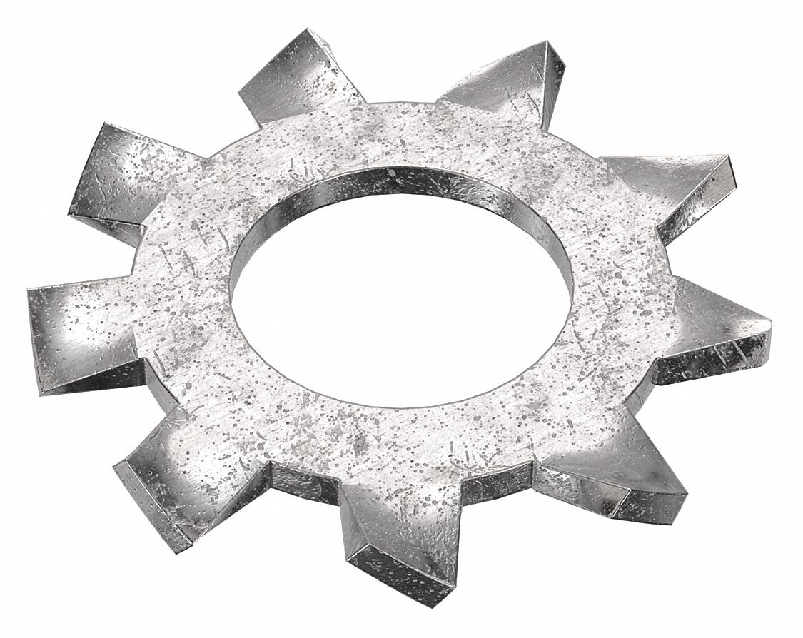 For Screw Size 8, External Tooth Lock, Lock Washer 1EAH3LW3E008OP