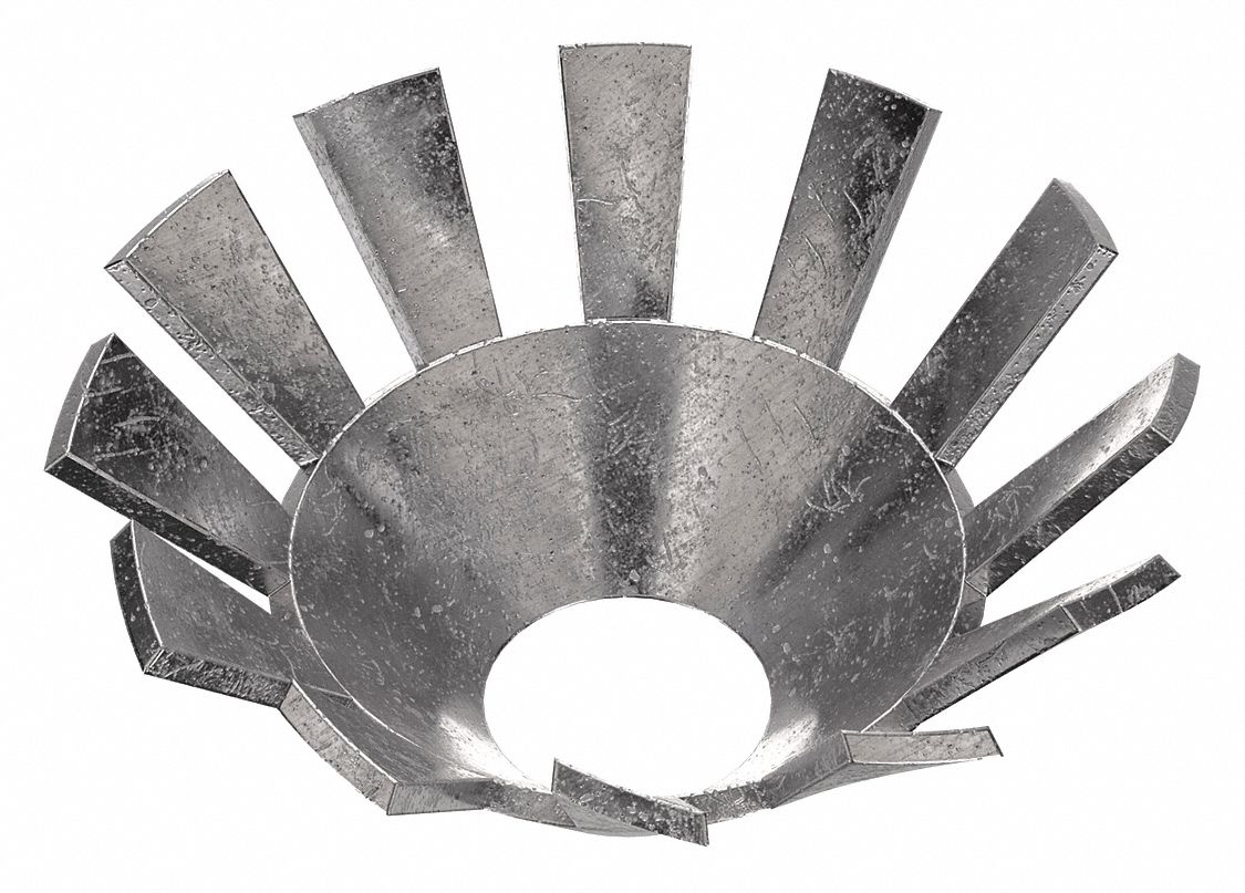 Countersunk Lock Washer: Stainless Steel, #10 Screw Sz, 3/16 in Max. Inside Dia, 100 PK