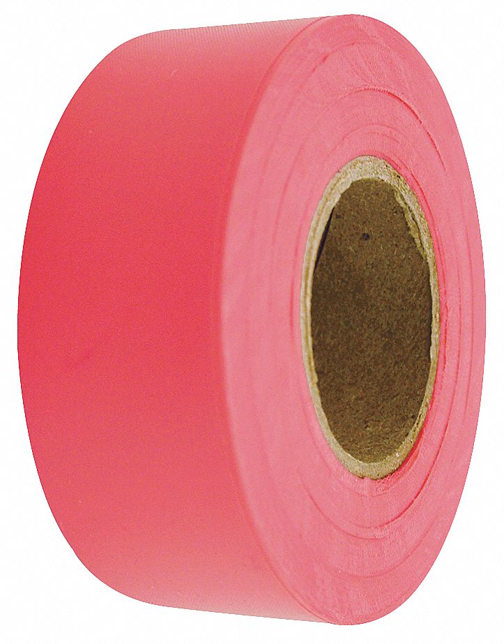RUBAN DE MARQUAGE FLUO ROUGE 150