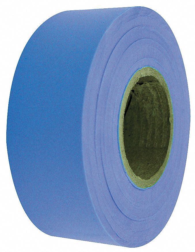 RUBAN SIGNALISATION,BLEU FLRSCNT,150 PI