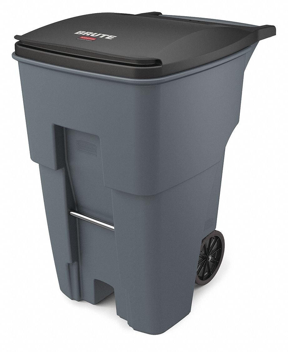 Rubbermaid Commercial Products Bote De Basura 95 Gal Con Ruedas