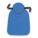 HARD HAT PAD W/ NECK SHADE, 9 3/4 X 12 1/5 IN, COTTON, ACRYLIC POLYMER, BLUE