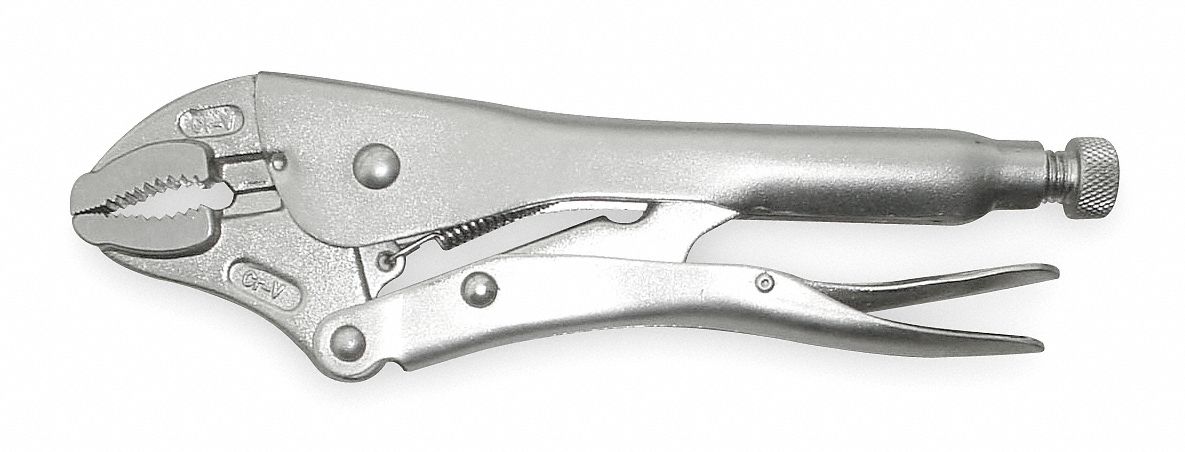 1ECE6 - Curved Jaw Locking Plier 10 In Steel