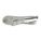LOCKING PLIER, FLAT, QUICK RELEASE, 1 31/100 IN MAX JAW OPENING, 7 IN OVERALL L, 1⅛ IN JAW L