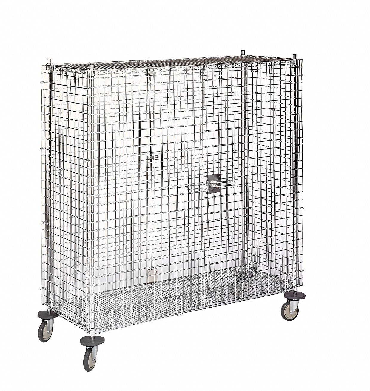 Wire Security Cart, 900 lb Load Capacity - Grainger