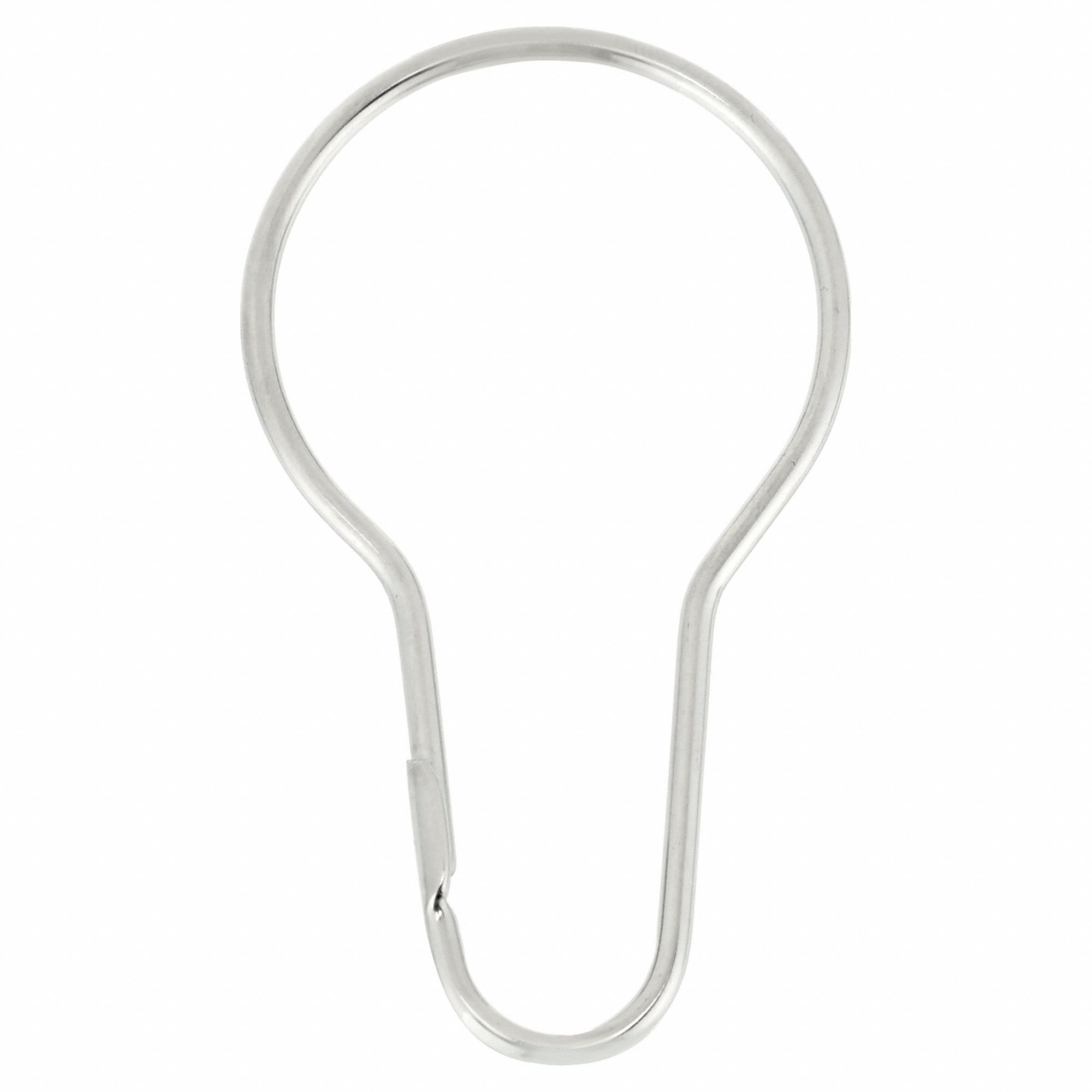 1ECL1, Stainless Steel, Shower Curtain Hooks - 1ECL1