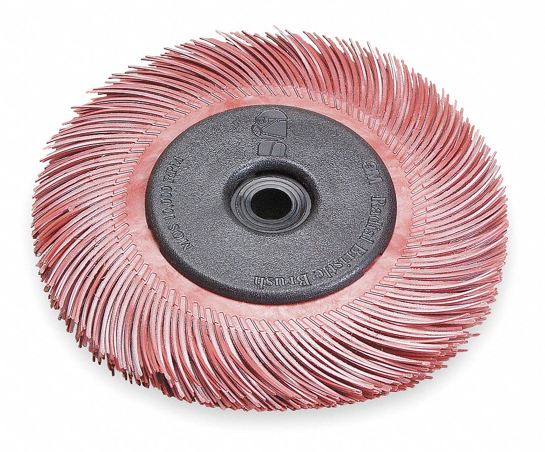 Radial Bristle Brush T-C 6Diax7/16W 220G