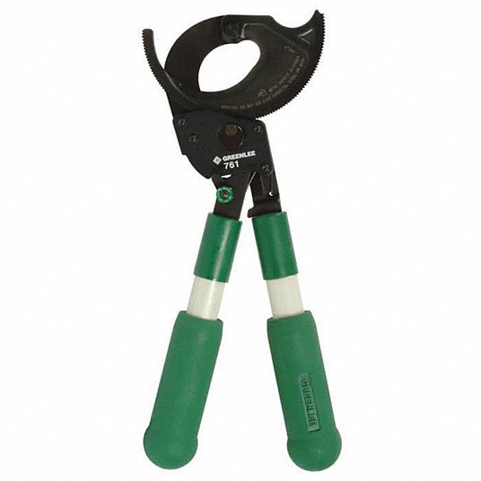 Center Cut Greenlee 760 13-3/4" Ratchet Action Cable Cutter 