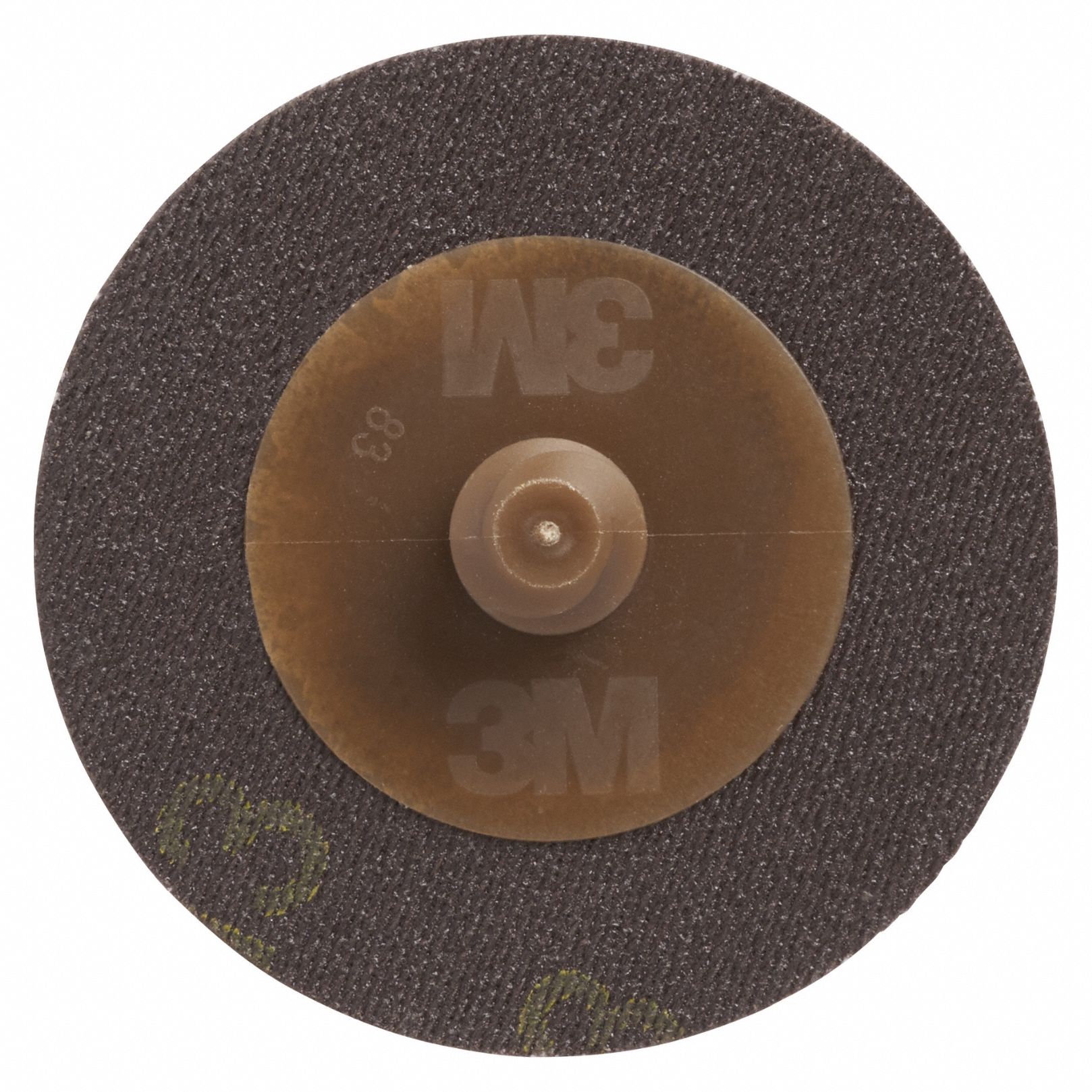 Quick-Change Sanding Disc: TR, 1-1/2", Aluminum Oxide, 60 Grit, YF Wt Polyester, 361F, 50 PK