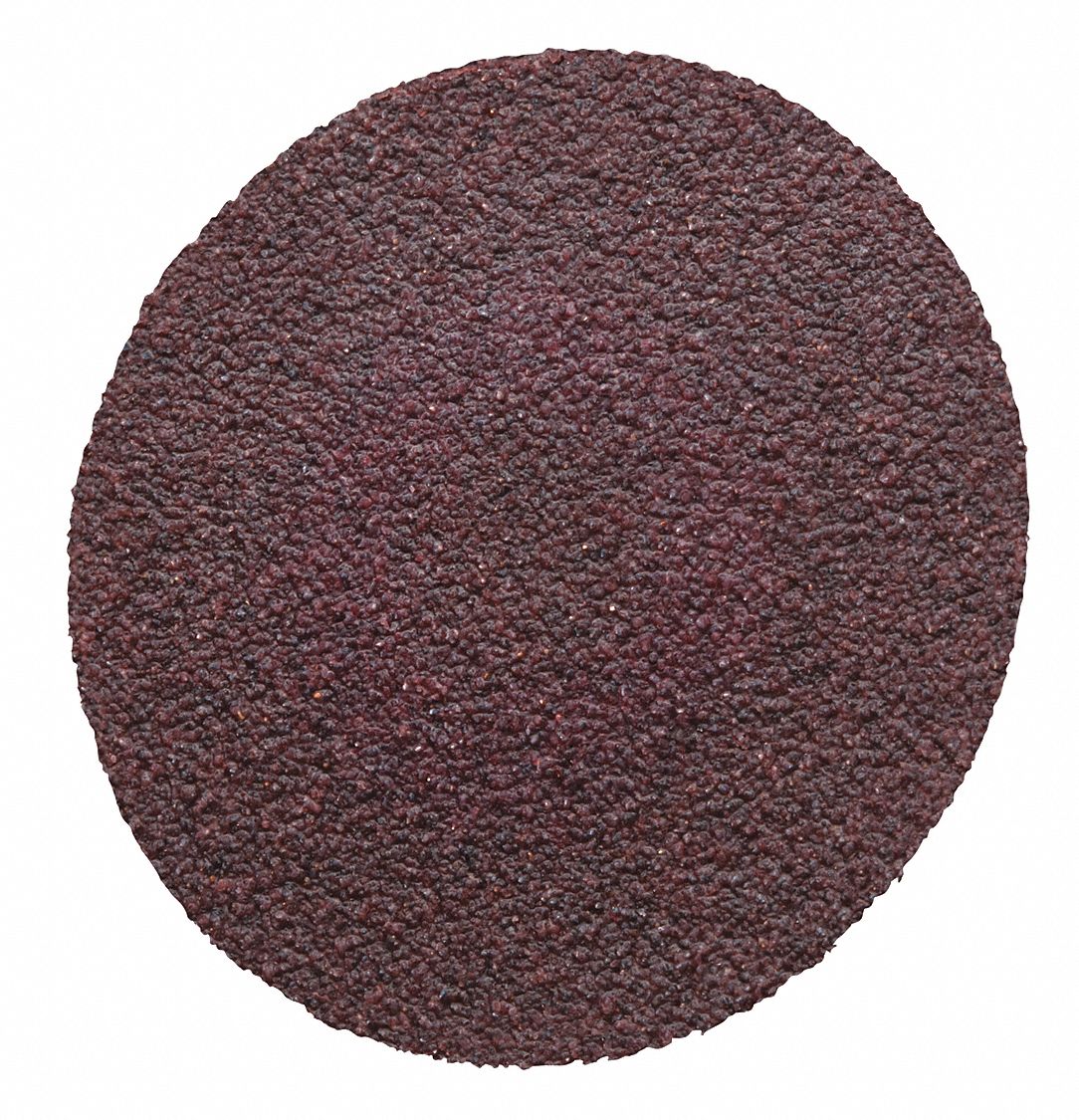 Quick-Change Sanding Disc: TR, 2", Aluminum Oxide, P180 Grit, XF Wt Polyester, 361F, 50 PK