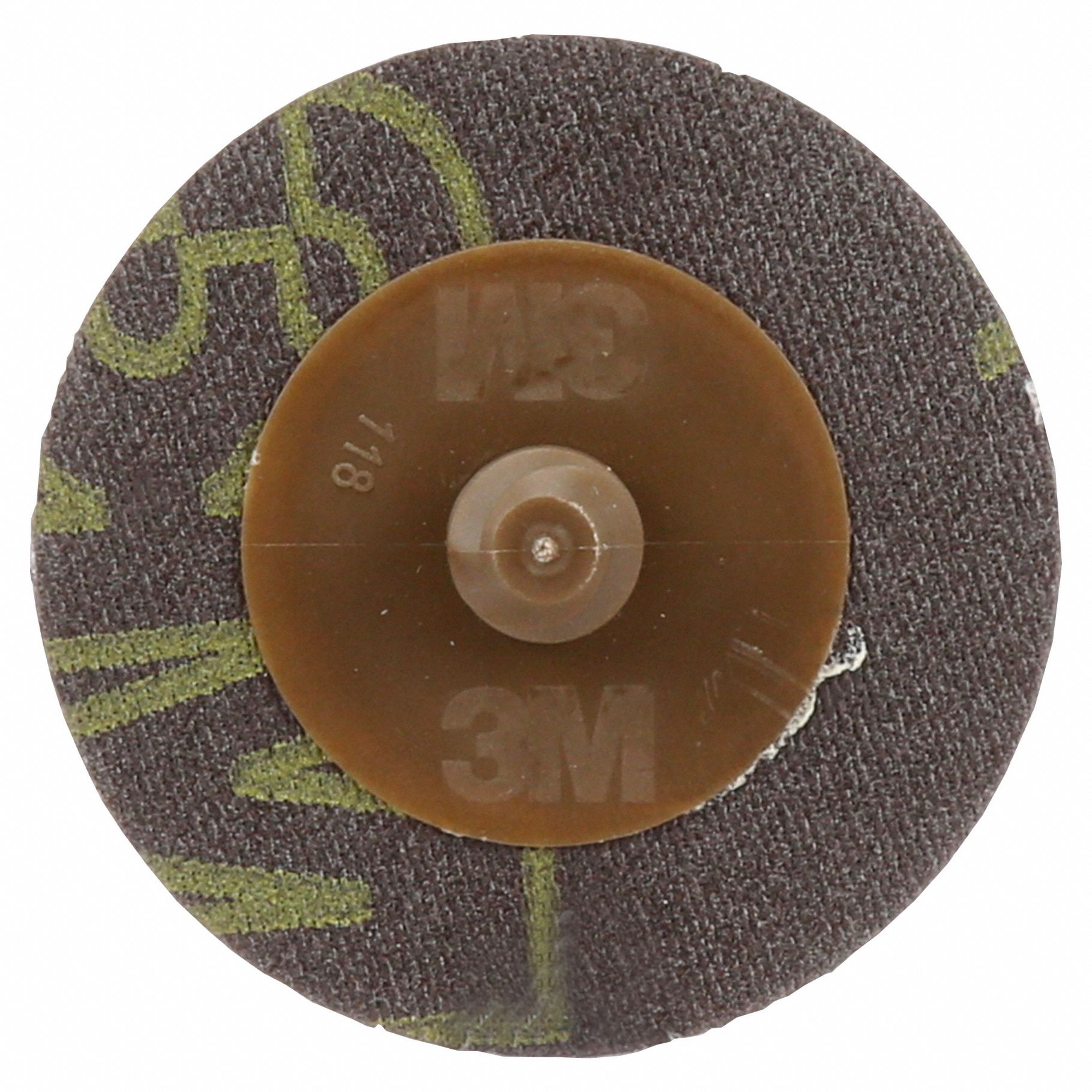 Quick-Change Sanding Disc: TR, 2", Aluminum Oxide, 60 Grit, YF Wt Polyester, 361F, 50 PK