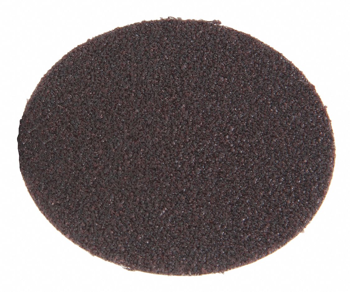 Quick-Change Sanding Disc: TR, 3", Aluminum Oxide, 50 Grit, YF Wt Polyester, 361F, 50 PK