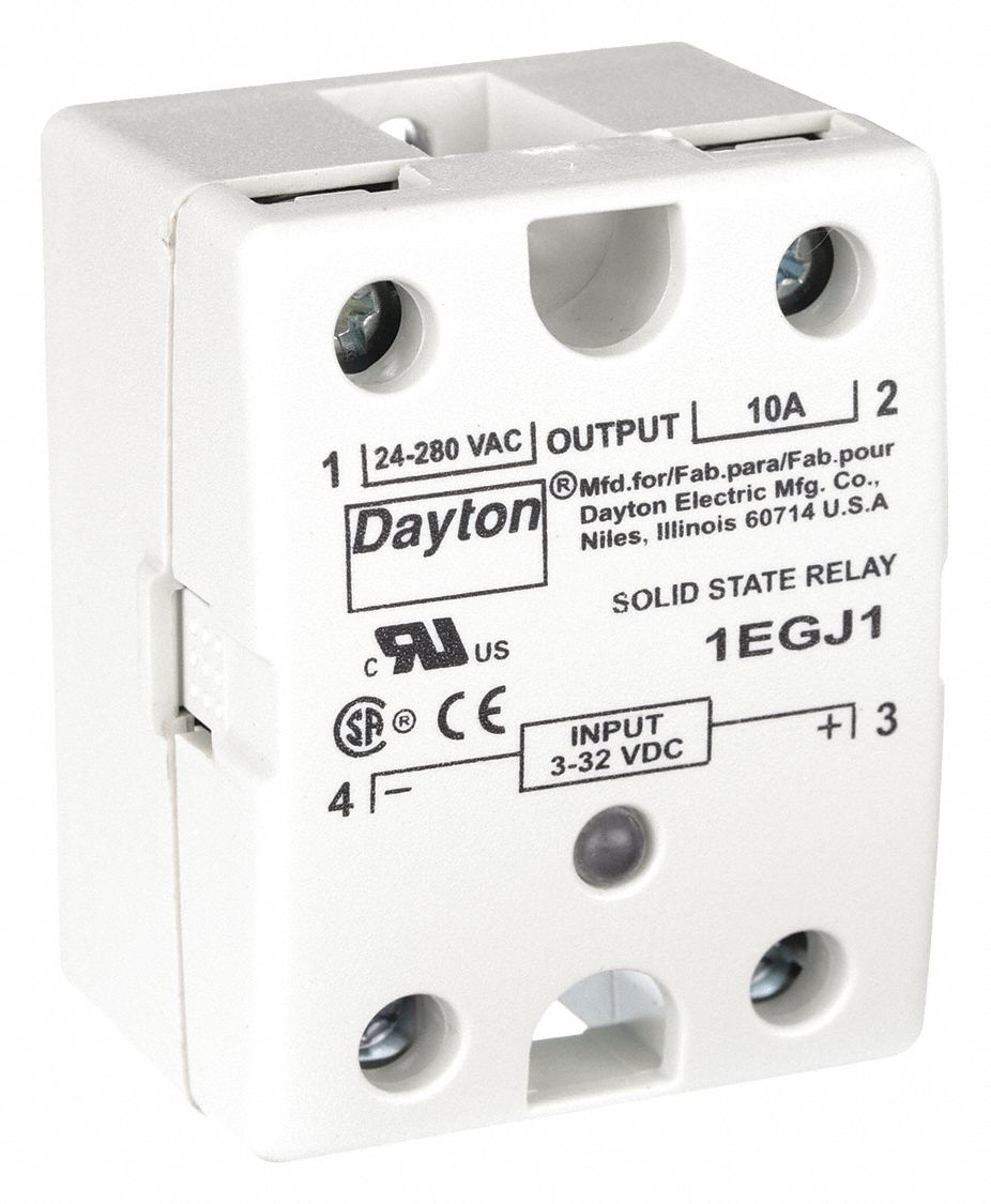 DAYTON SOLID STATE RELAY,INPUT,3-32VDC - Solid State Relays