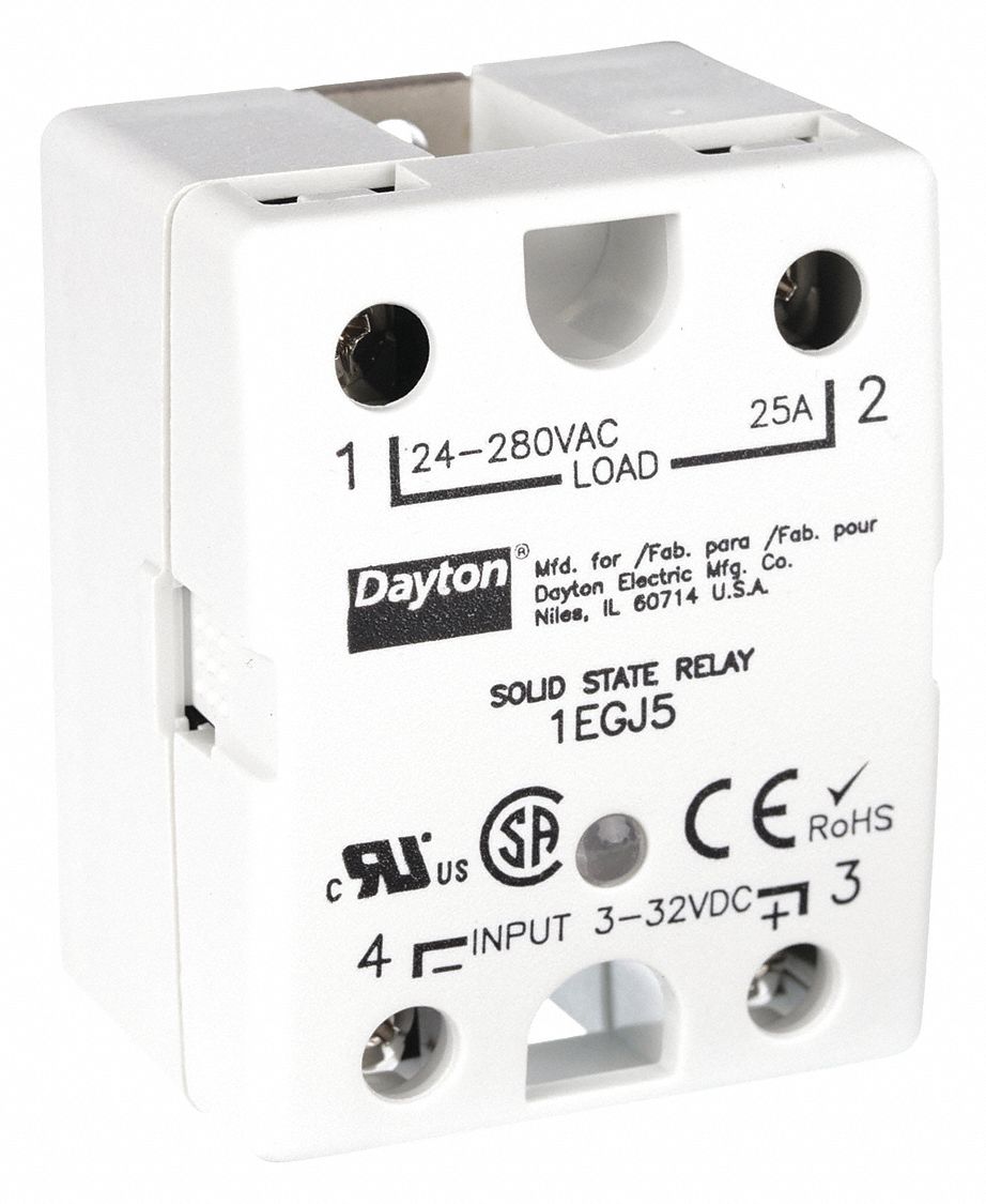 SOLID STATE RELAY, SURFACE MOUNTED, 25 A MAX OUTPUT CURRENT, SCR, AC OUTPUT