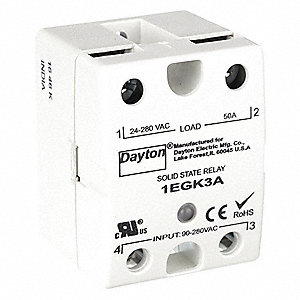 SOLID STATE RELAY,INPUT,90-280VAC