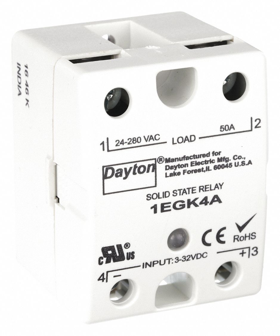 SOLID STATE RELAY, SURFACE MOUNTED, 50 A MAX OUTPUT CURRENT, SCR, AC OUTPUT