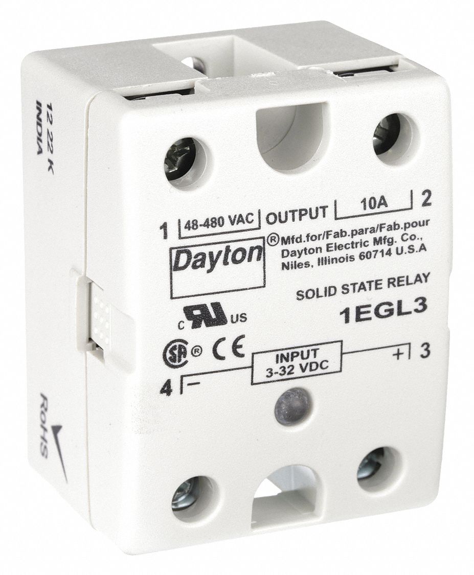 SOLID STATE RELAY, SURFACE MOUNTED, 10 A MAX OUTPUT CURRENT, TRIAC, AC OUTPUT