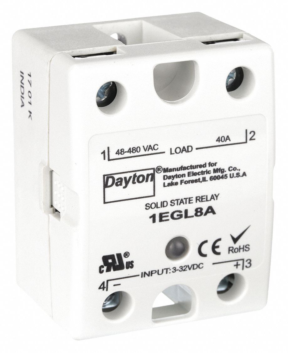 SOLID STATE RELAY, SURFACE MOUNTED, 40 A MAX OUTPUT CURRENT, SCR, AC OUTPUT