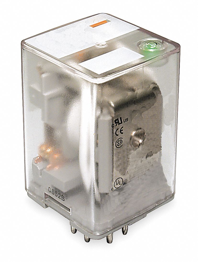 DAYTON General Purpose Relay 11 Pins Relay, 3PDT, 10A 277V, 10A 28V, 12V DC 1EGZ61EGZ6