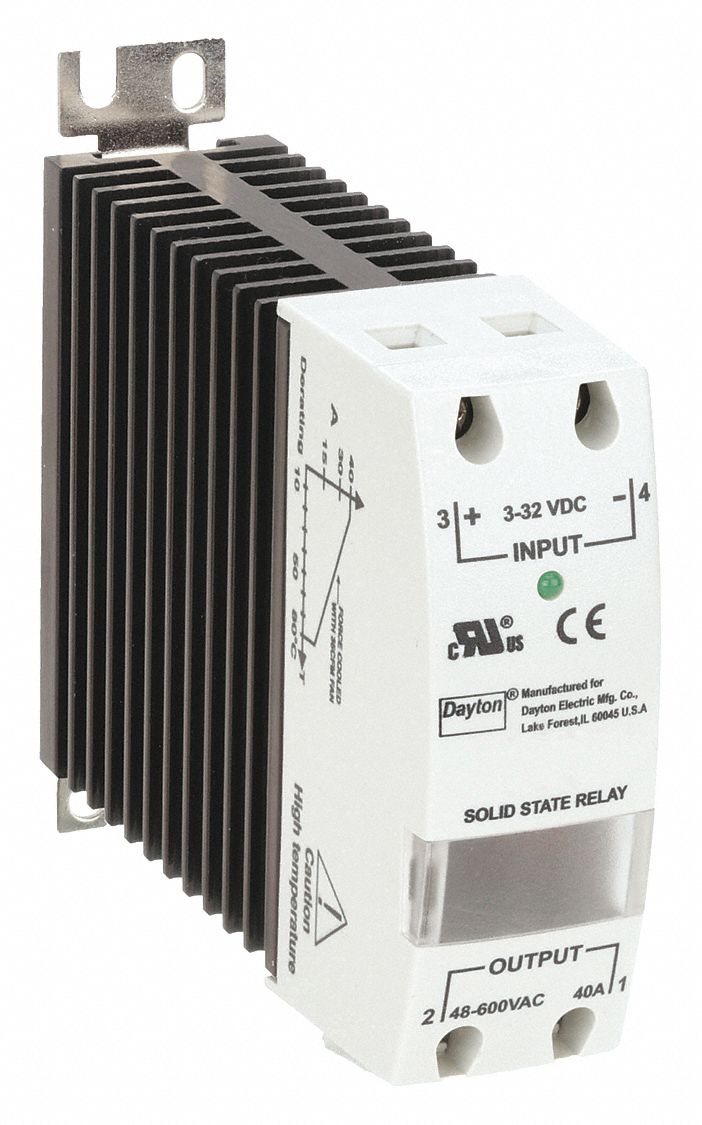 SOLID STATE RELAY,INPUT,3-32VDC,GRA
