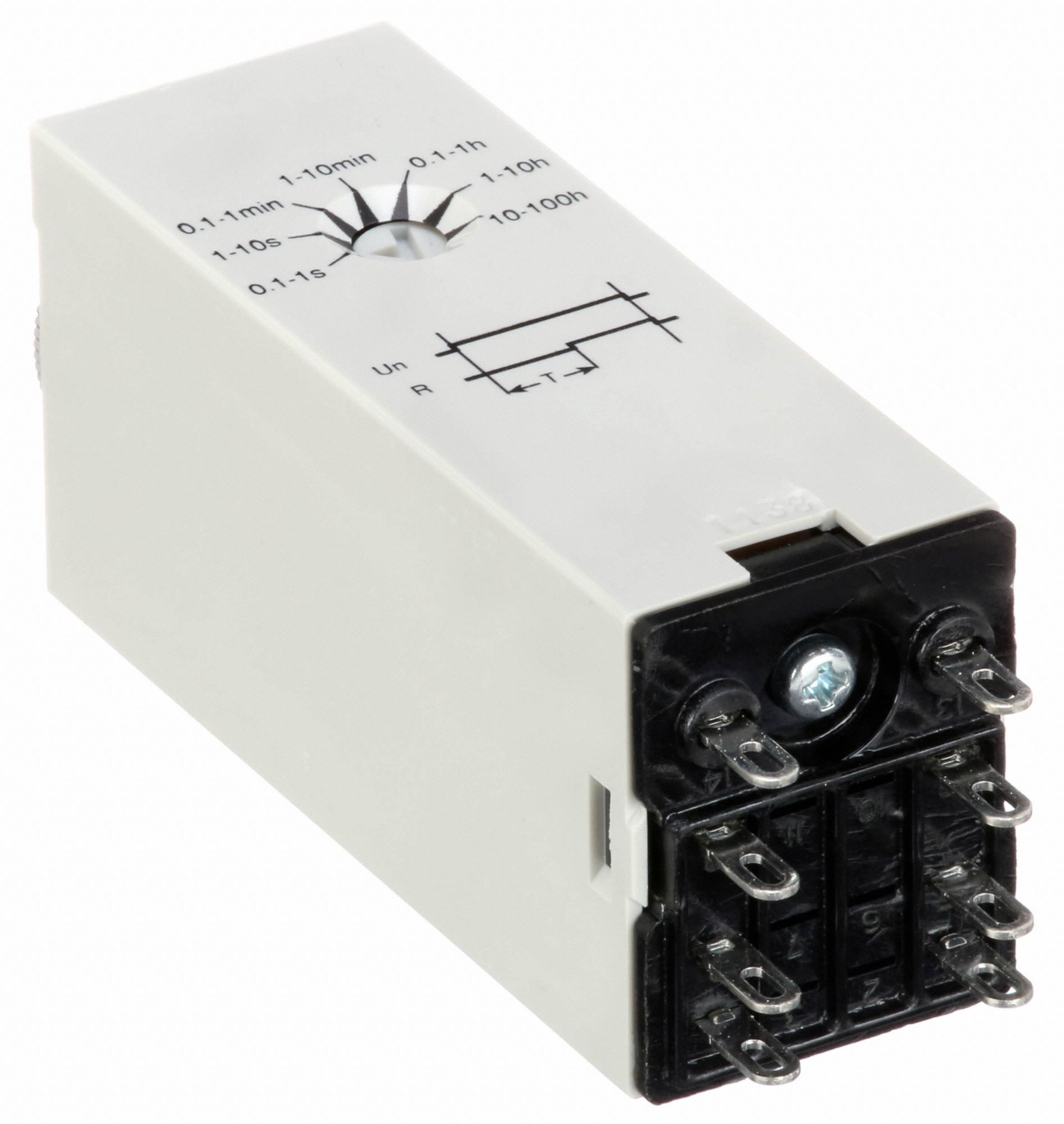 DAYTON Single Function Timing Relay, 120V AC, 5A 240V, 8 Pins, DPDT