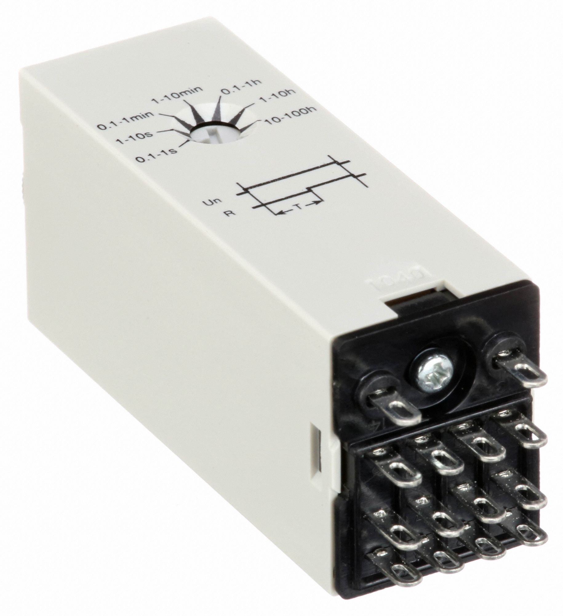 DAYTON Single Function Time Delay Relay 14 Pins Relay, Rotary Knob