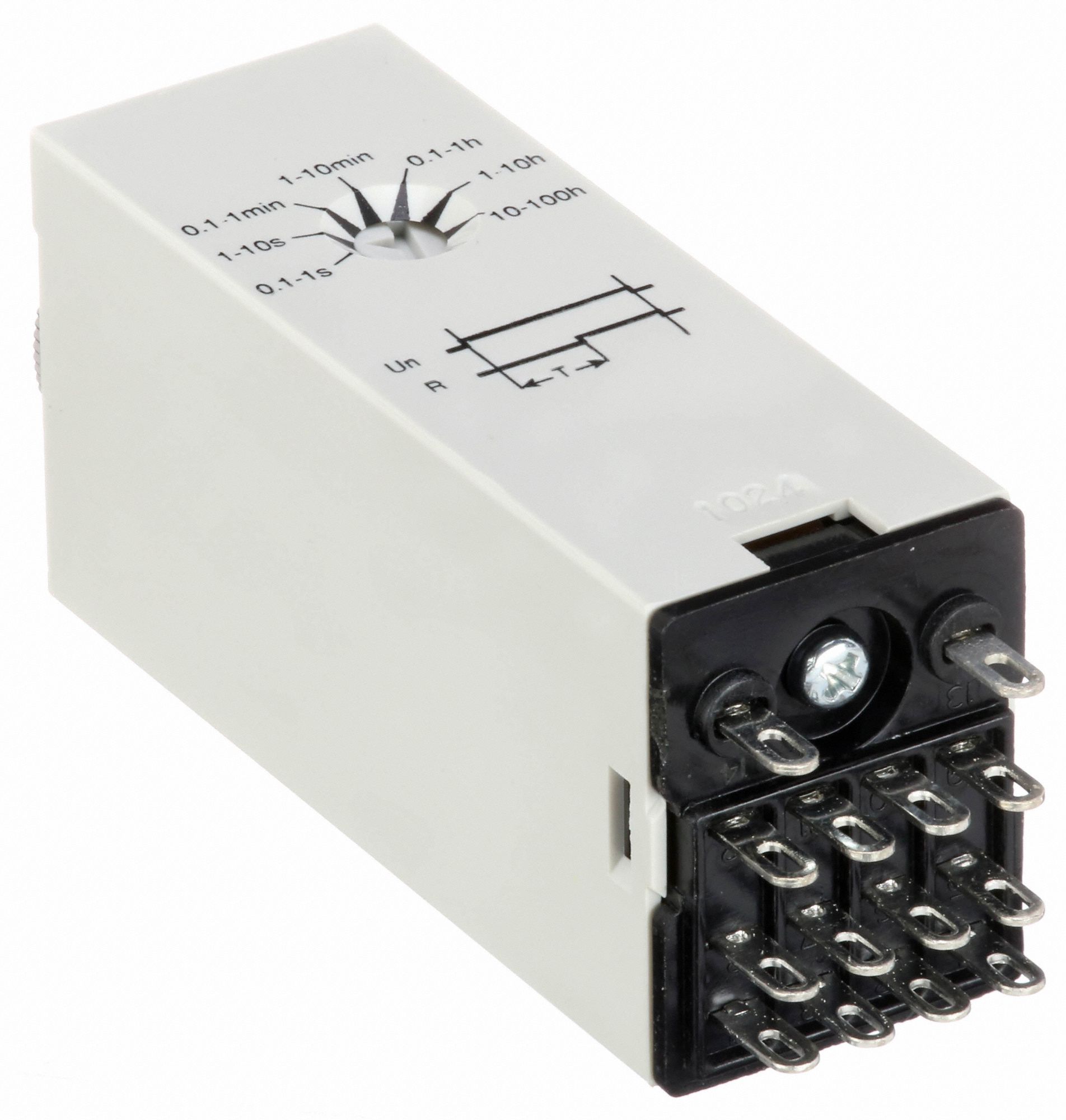 DAYTON Single Function Timing Relay, 24V DC, 3A 240V, 14 Pins, 4PDT 1EJN51EJN5 Grainger