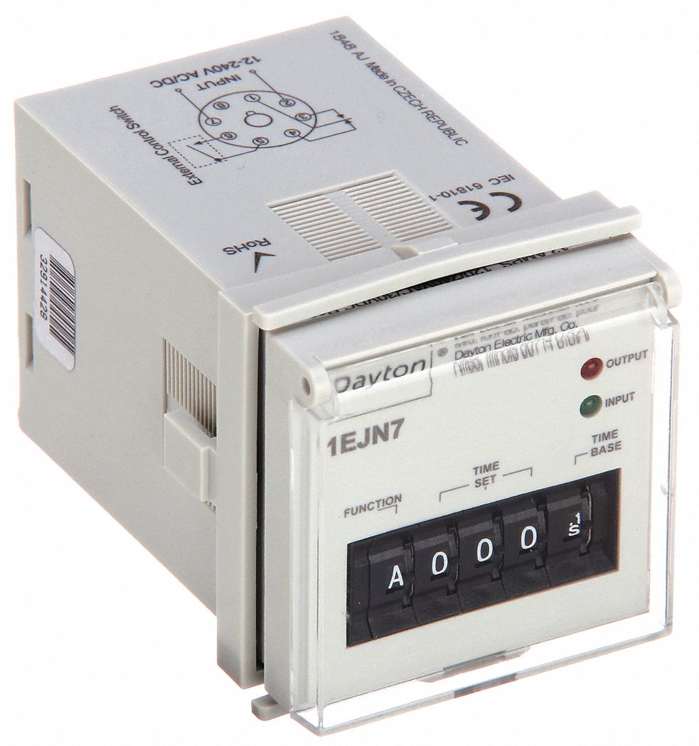 MULTI-FUNCTION TIME DELAY RELAY, SOCKET MOUNTED, 240V AC, 12 A, 8 PINS/TERMINALS