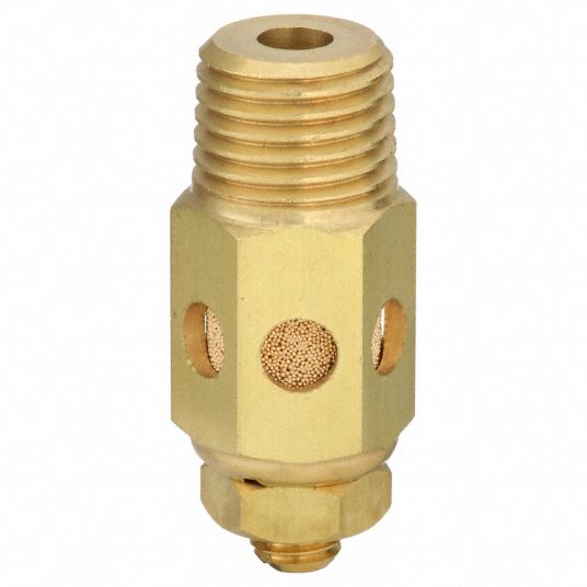 Screwdriver Adjuster, 1/4 in Male NPT, Exhaust Port Flow Control ...