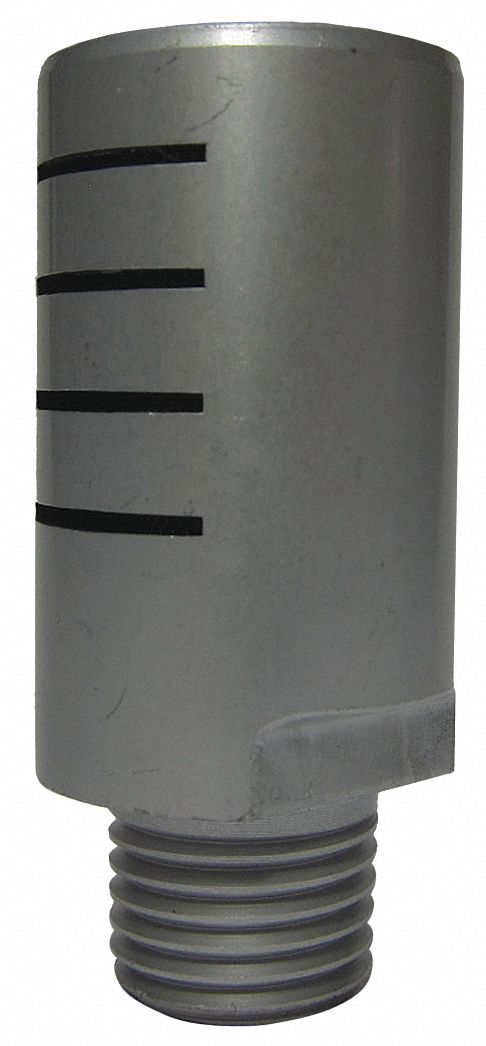SILENCER MUFFLER, 1/4 IN NPT THREAD, 5/8 IN HEX SIZE, ALUMINUM, MESH SST, 300 PSI MAXIMUM OPERATING PRESSURE