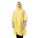 DISPOSABLE HOODED RAIN PONCHO, YELLOW, PVC, SNAPS, 80 IN L, 0.1 MM THICK, UNIVERSAL