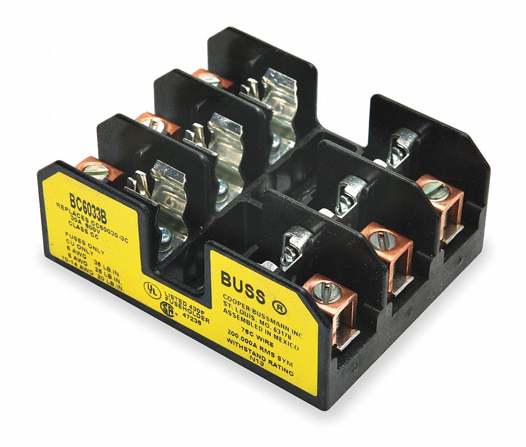 Fuse Block, Fuse UL Class CC - Grainger