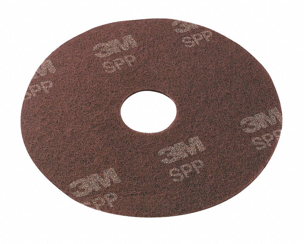 Surface Prep Pad 14 in Dia Maroon PK10