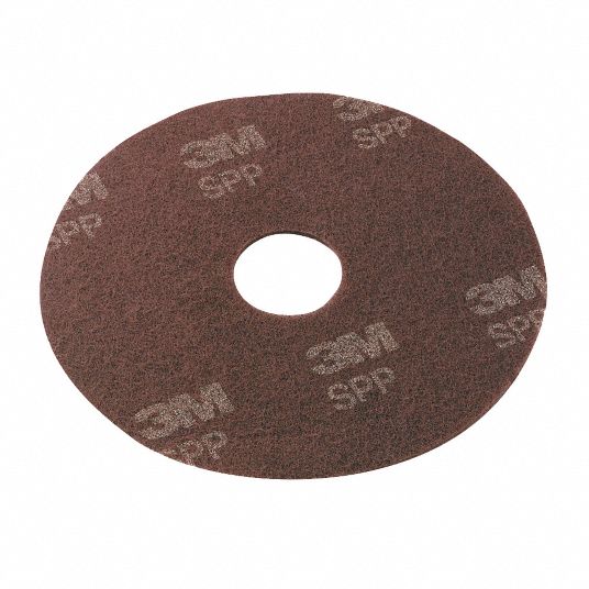 Scotch 1.5 in. Brown Round Hard Surface Gripping Pads (8-Pack