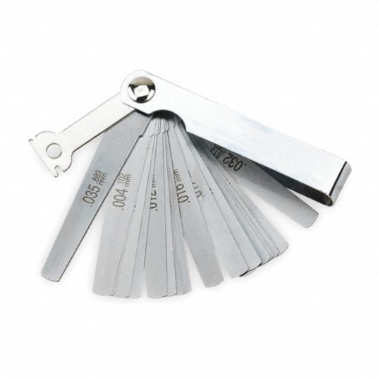 WESTWARD, 20 Blade, 4 1/2 in Lg, Feeler Gauges 1EKP61EKP6 Grainger