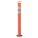 PERMANENT MOUNT DELINEATOR POST, ORANGE, 42 X 4 IN, LOOPER TOP